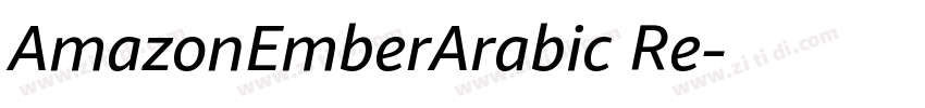 AmazonEmberArabic Re字体转换
